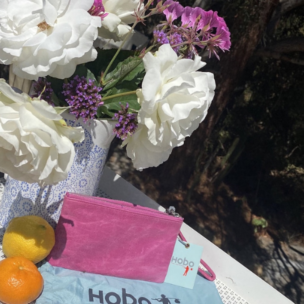 Hobo Wristlet Wallet | New | Begonia